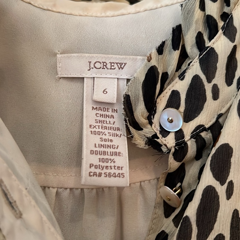 J. Crew silk top - Picture 2 of 6